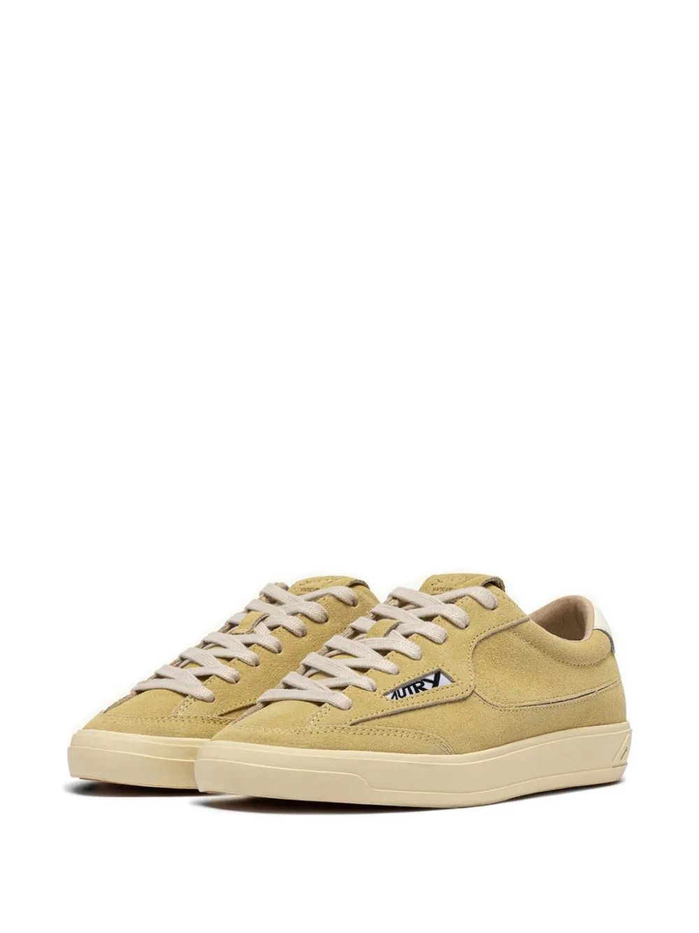 Autry lace-up fastening sneakers Beige