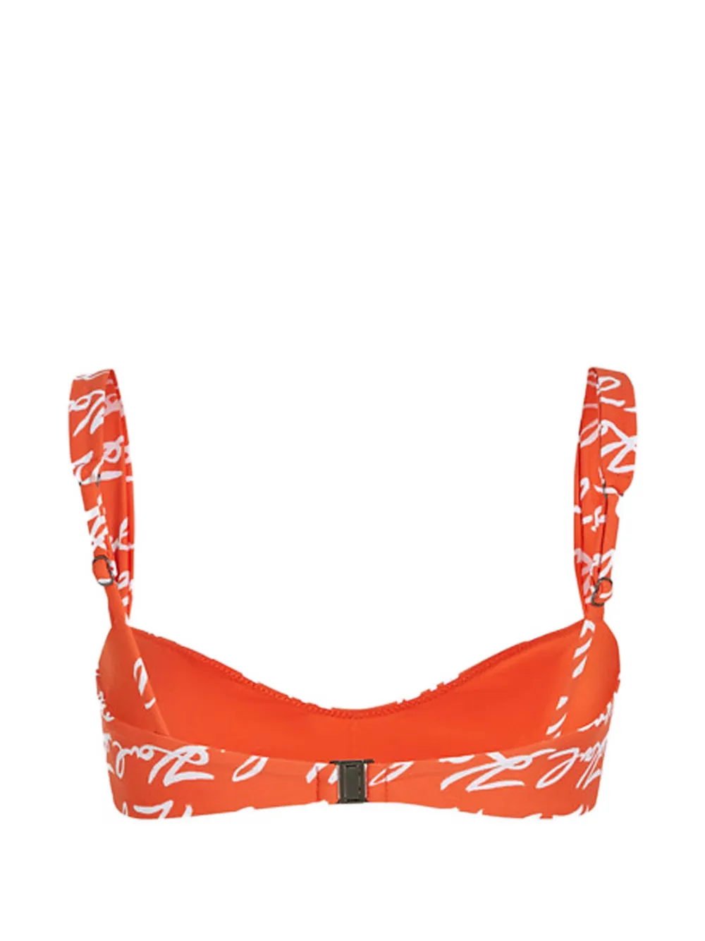Karl Lagerfeld Bikinitop met logoprint Oranje