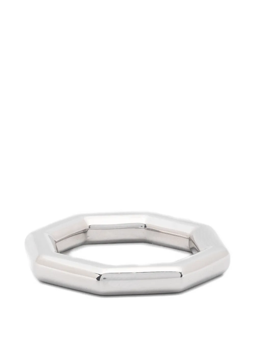 FERSERA The Sculptor's octagon ring - Argento