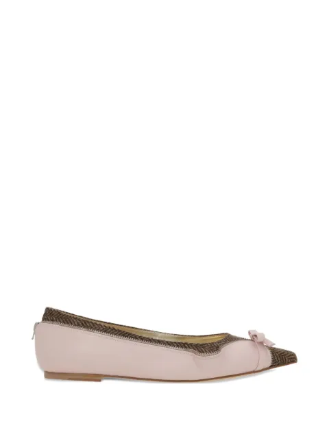 August Barron Unzipped ballet flats