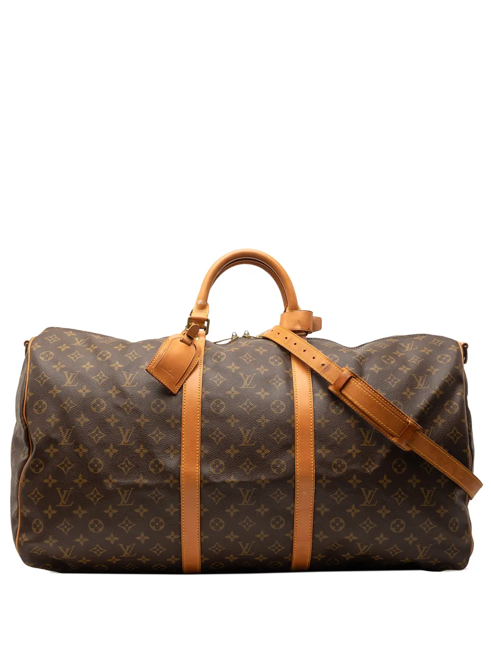 Louis Vuitton Pre-Owned 1990 Monogram Keepall Bandouliere 60 travel bag - Brown