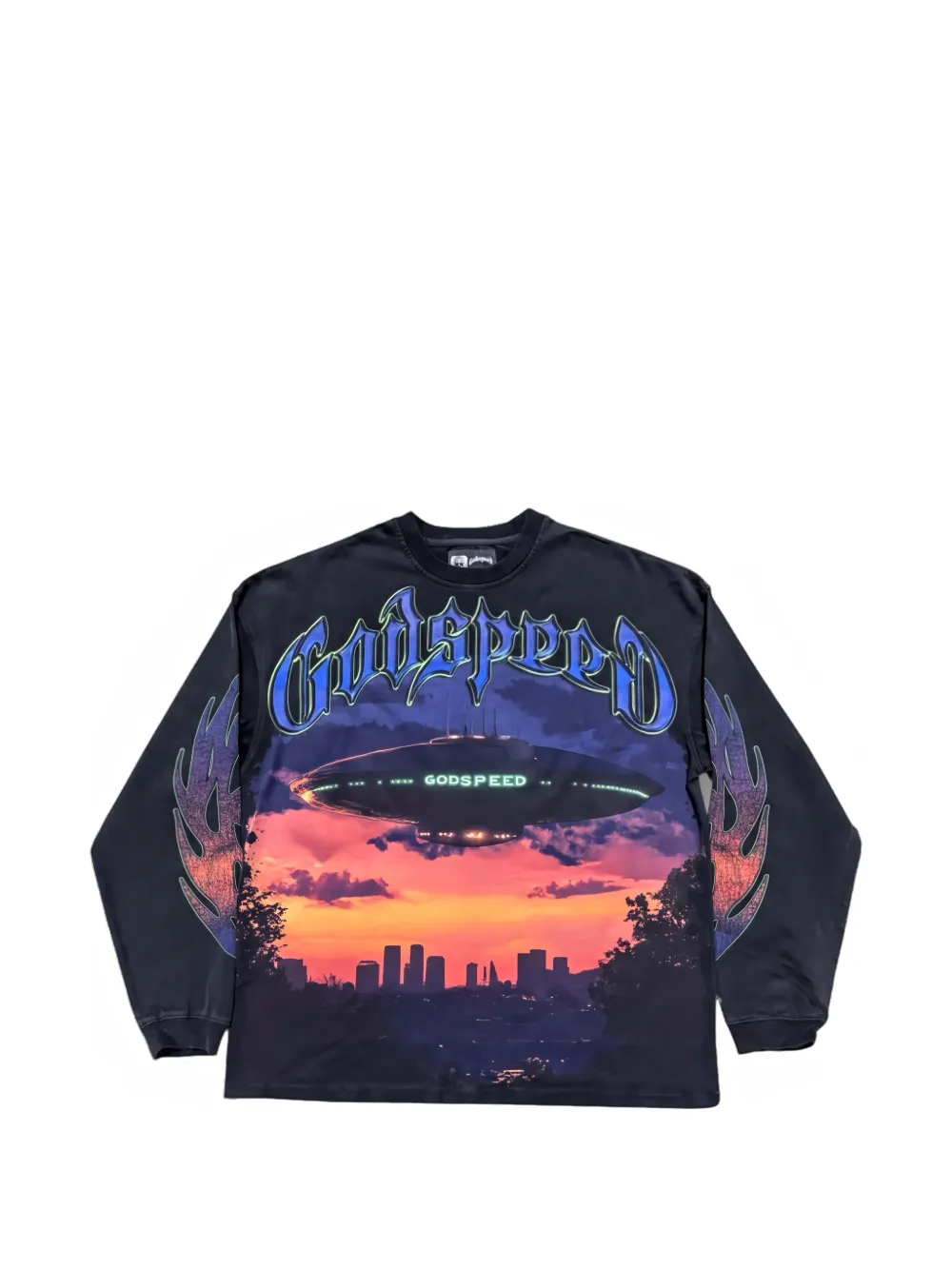 GODSPEED U.A.P graphic-print long-sleeve T-shirt