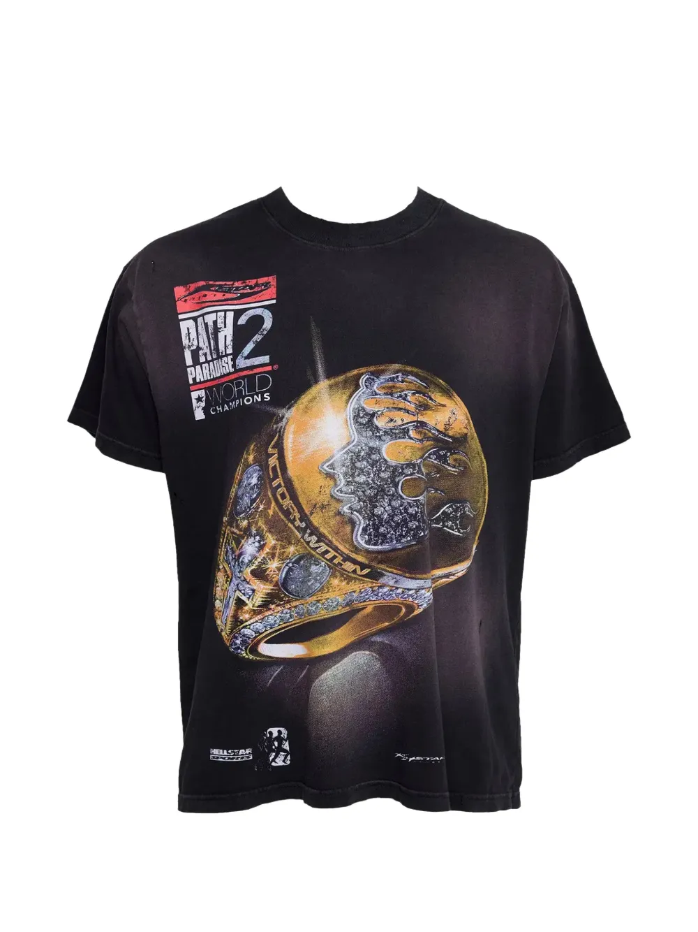 HELLSTAR Big Rings graphic-print T-shirt - Nero