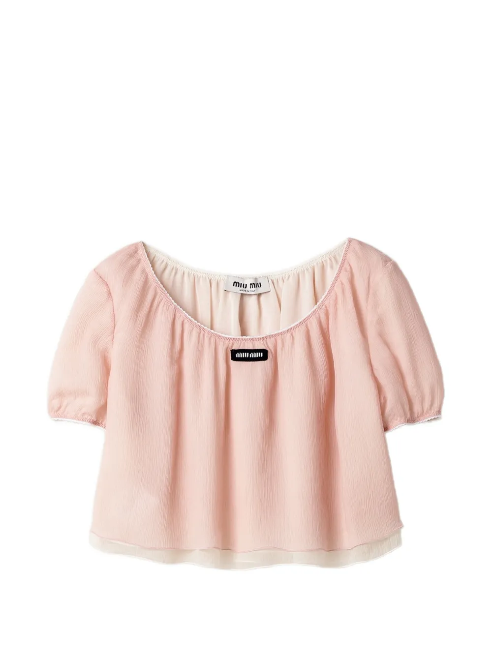 Miu Miu chiffon top - Pink