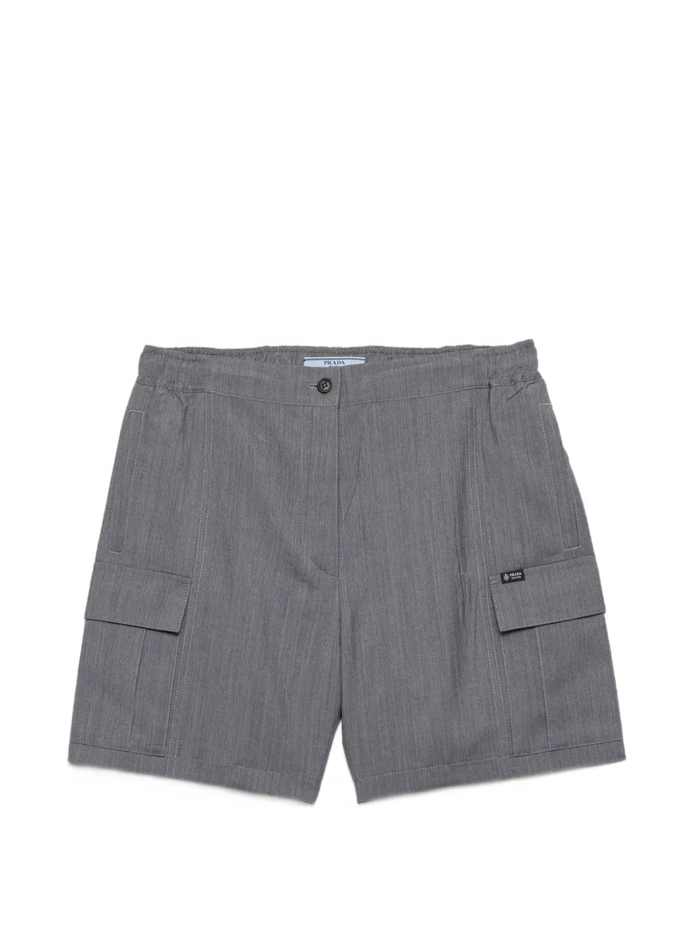 Prada light mohair shorts - Grigio