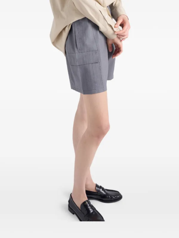 Prada モヘア ショートパンツ | グレー | FARFETCH JP