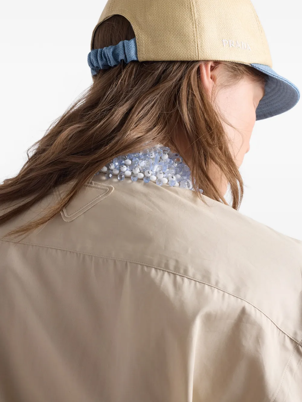 Prada Popeline overhemd Beige