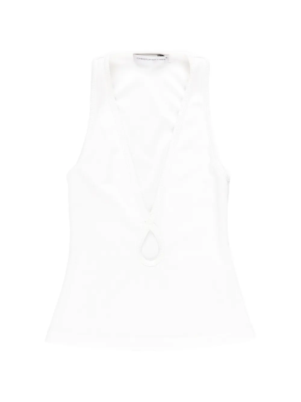 Christopher Esber Berner tank top - Bianco