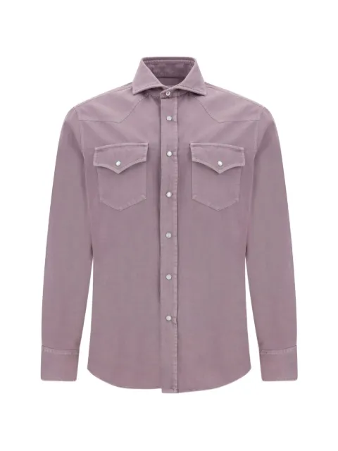 Brunello Cucinelli western-yoke button-down shirt