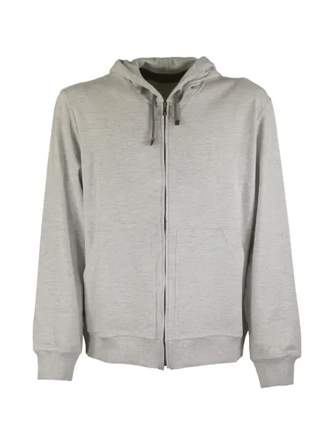 Brunello Cucinelli zip-up mélange hoodie