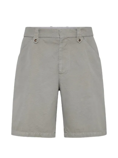 Brunello Cucinelli gabardine-weave bermuda shorts