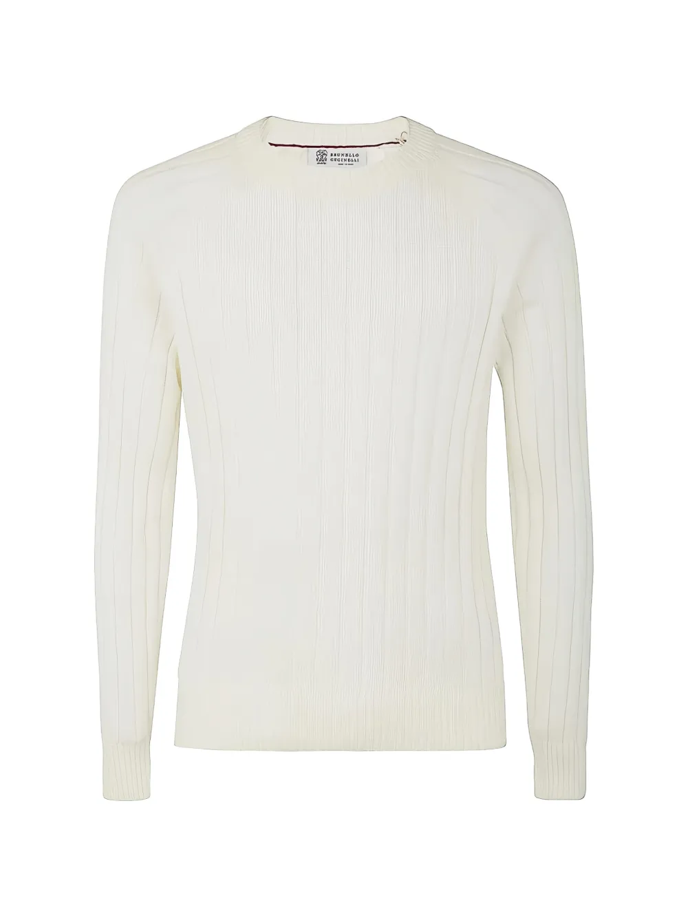 Brunello Cucinelli ribbed-knit sweater - Toni neutri