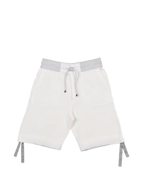 Brunello Cucinelli pantalones cortos de canalé