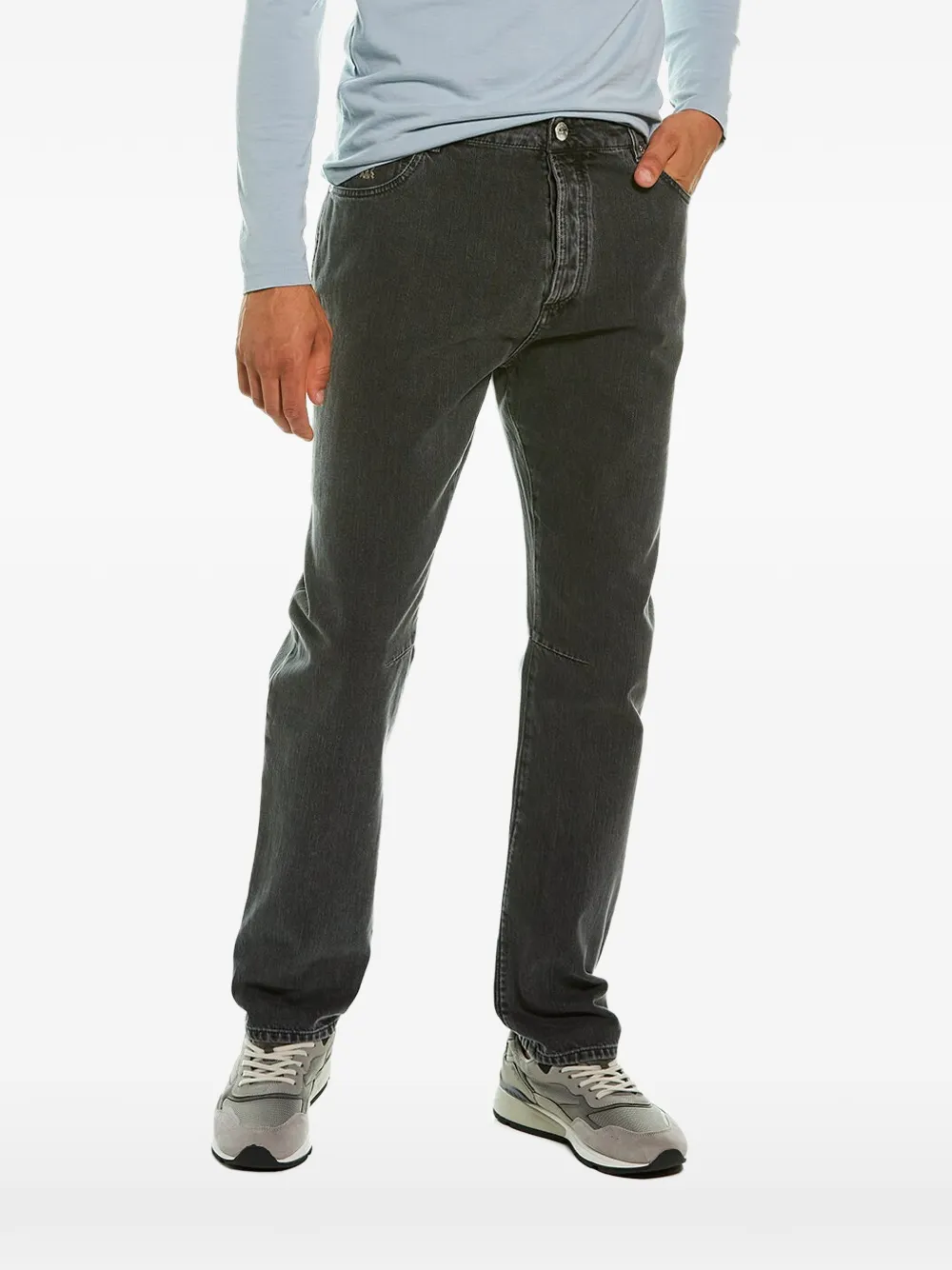 Brunello Cucinelli slim-fit jeans - Grau
