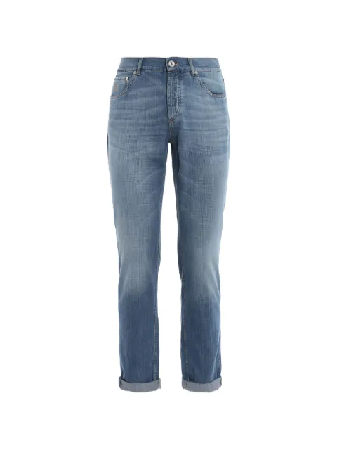 Brunello Cucinelli washed slim-cut jeans
