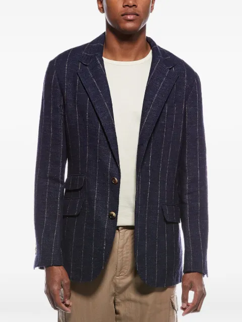 Brunello Cucinelli pinstripe-pattern blazer