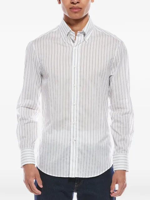 Brunello Cucinelli striped long-sleeve shirt
