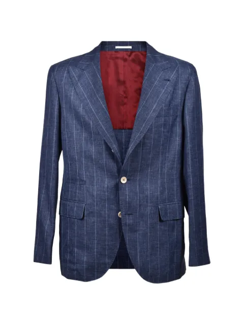 Brunello Cucinelli pinstripe wool blazer