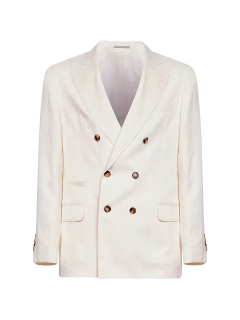 Brunello Cucinelli long-sleeves double-breasted blazer