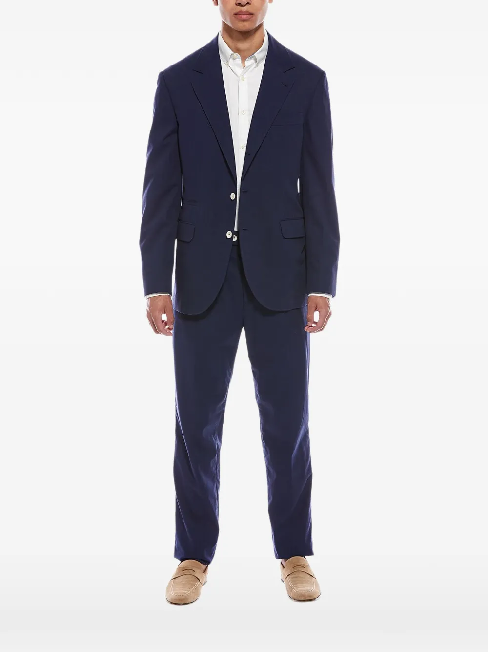Brunello Cucinelli single-breasted suit - Blu