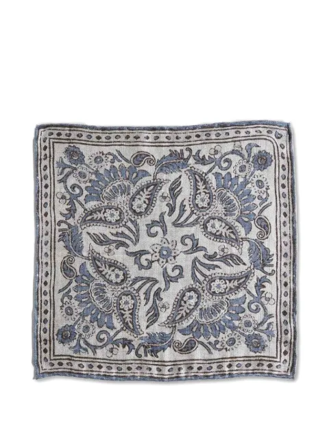 Brunello Cucinelli paisley-print square scarf