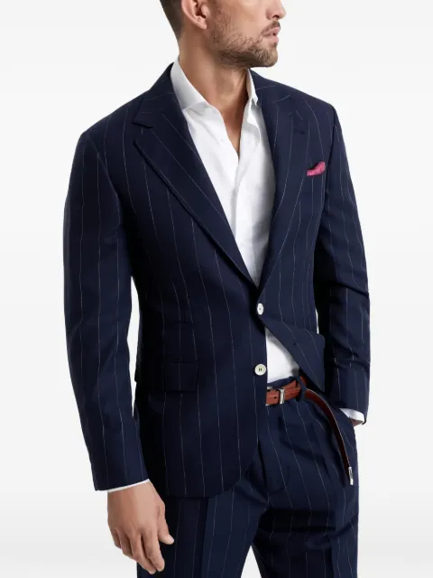 Brunello Cucinelli pinstripe-pattern suit