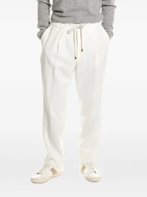 Brunello Cucinelli pleated drawstring trousers