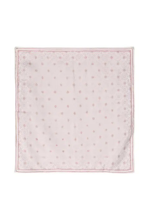 Brunello Cucinelli geometric-print silk pocket square