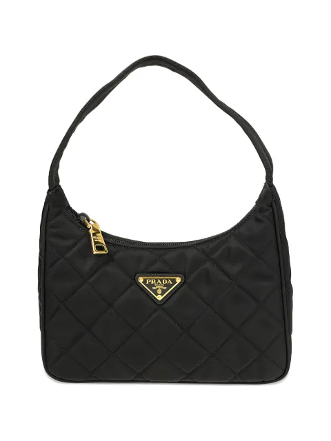 Prada bolsa de hombro capitonada