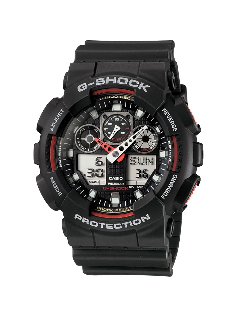 Casio G-Shock shock-resistant 55mm watch - Nero
