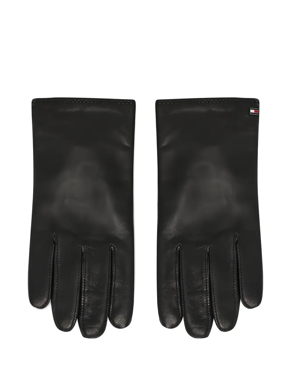 Tommy Hilfiger logo-plaque gloves - Nero