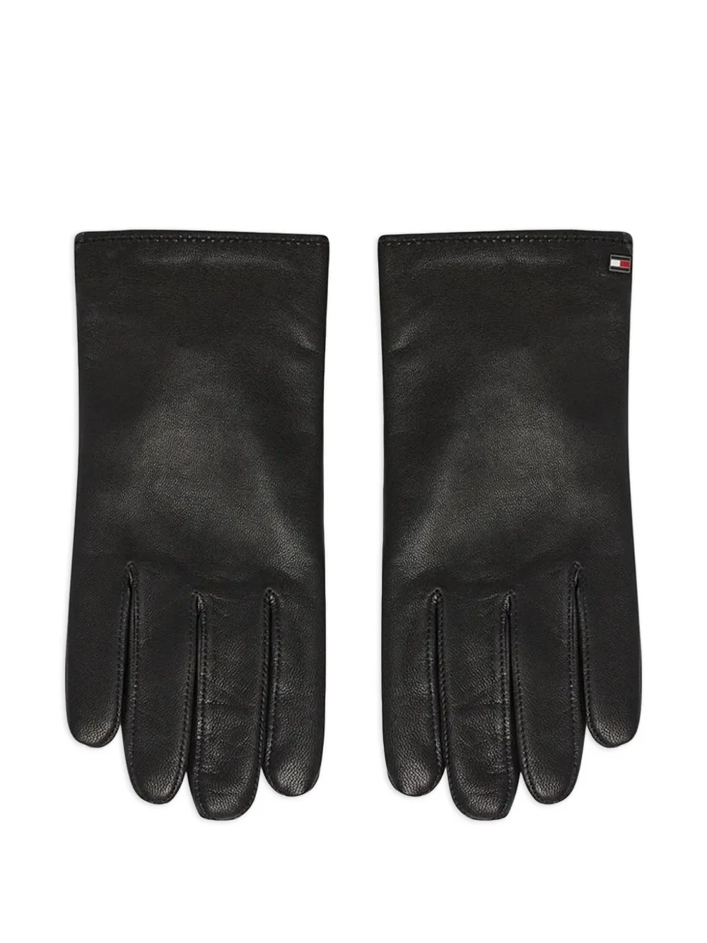 Tommy Hilfiger logo-plaque gloves - Nero