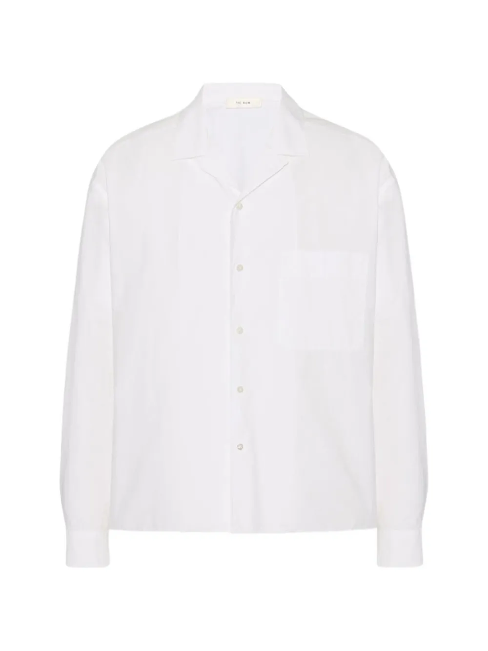 The Row pocket long-sleeve shirt - Bianco