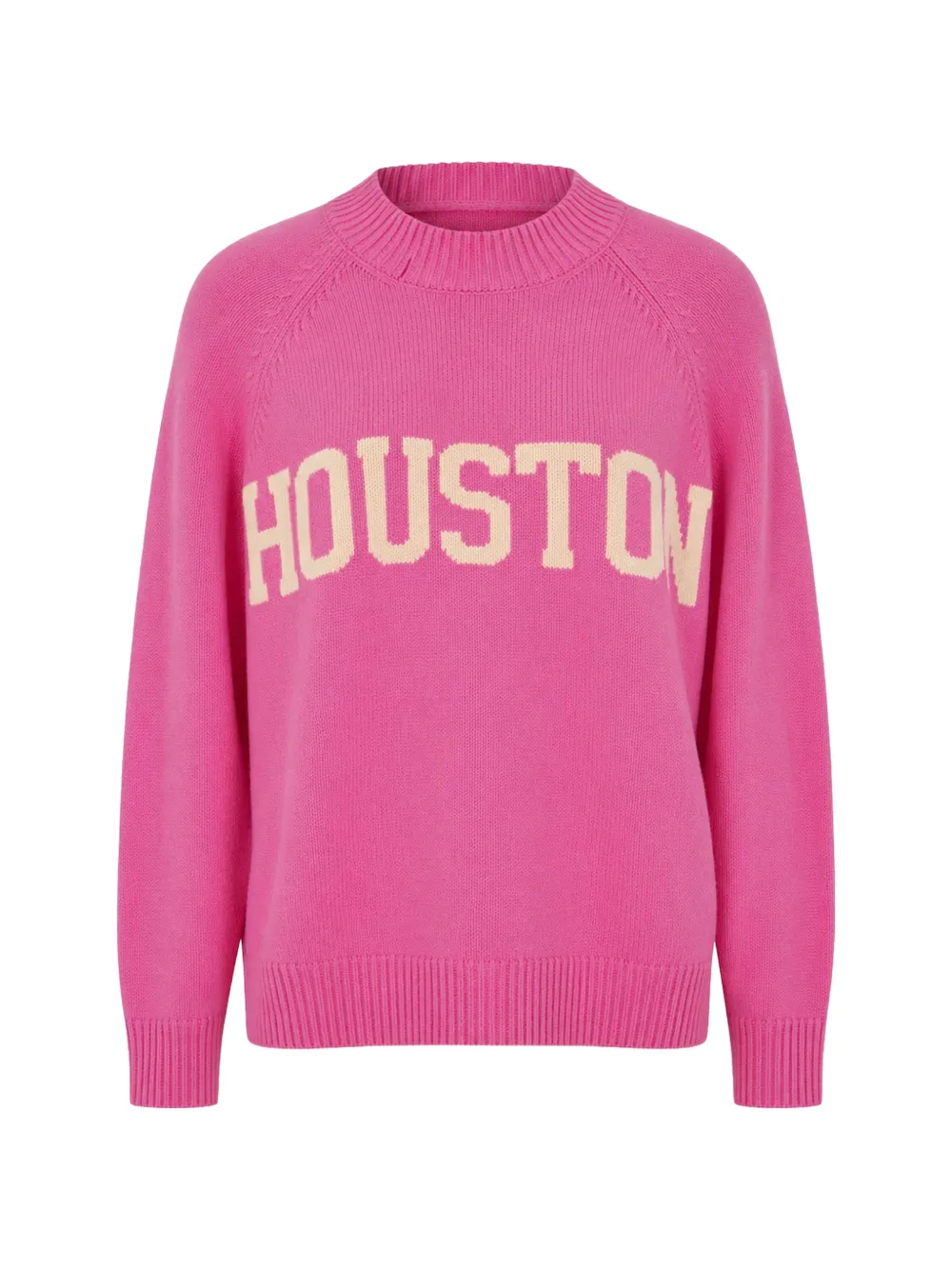 Christy Lynn lettering-print sweater - Rosa
