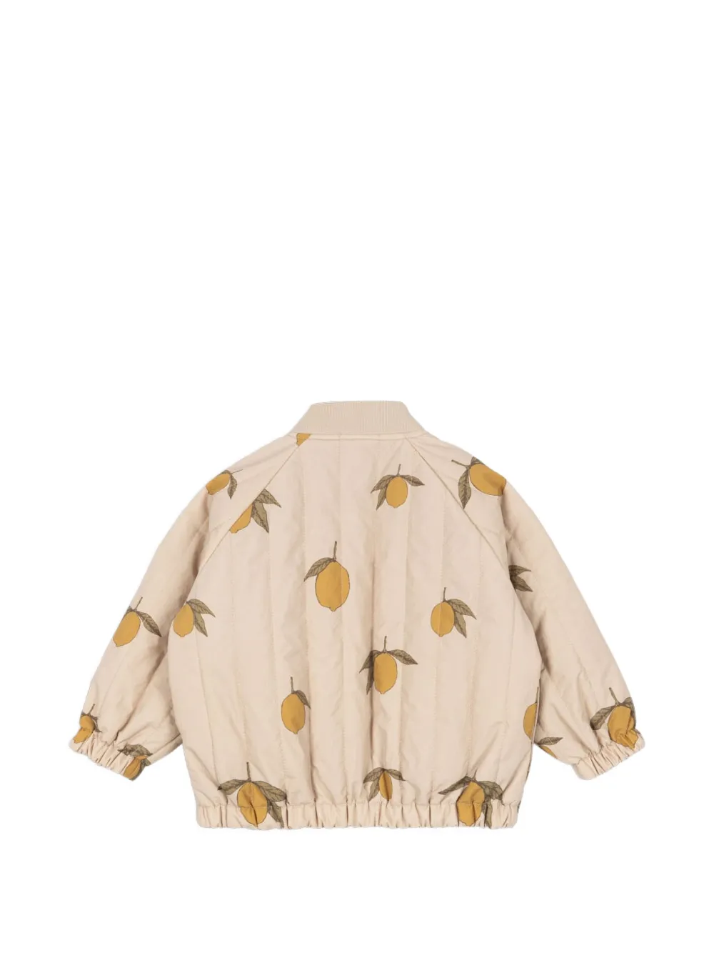 Konges Sløjd Juno bomberjack met citroenprint Beige