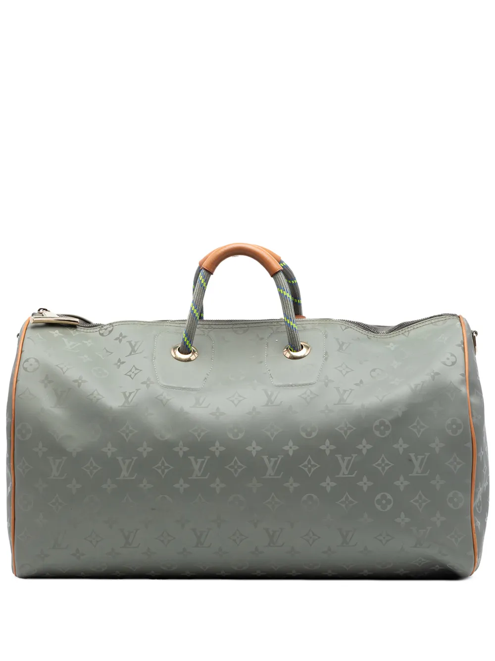 Louis Vuitton Pre-Owned 2018 Monogram Titanium Keepall Bandouliere 50 travel bag - Grau