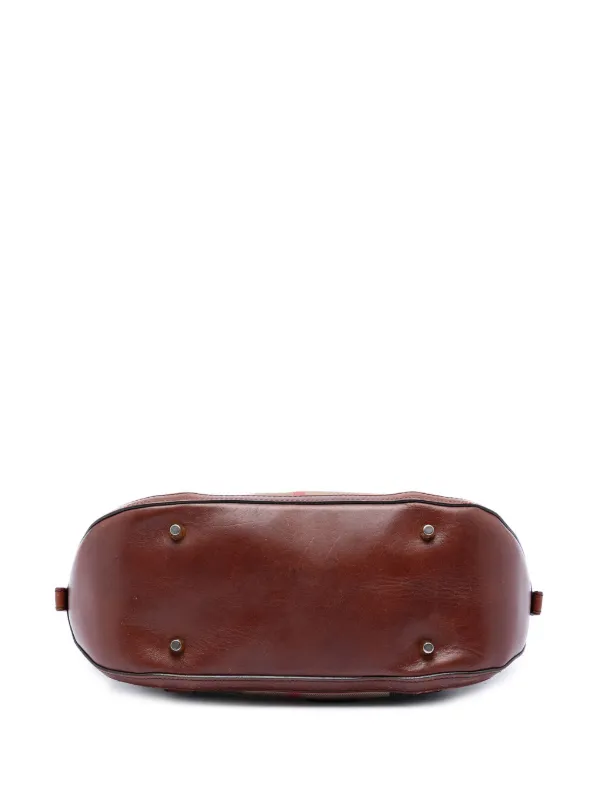 Burberry Pre-Owned 2000-2017 Small Leather Trimmed House 