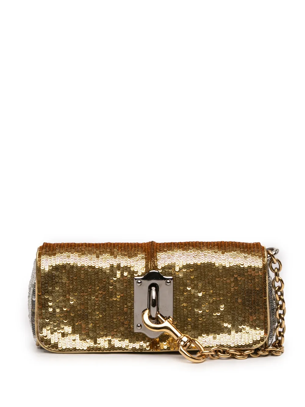 Dolce & Gabbana Pre-Owned 2010-2026 Sequin Miss Sunflower clutch bag - Oro