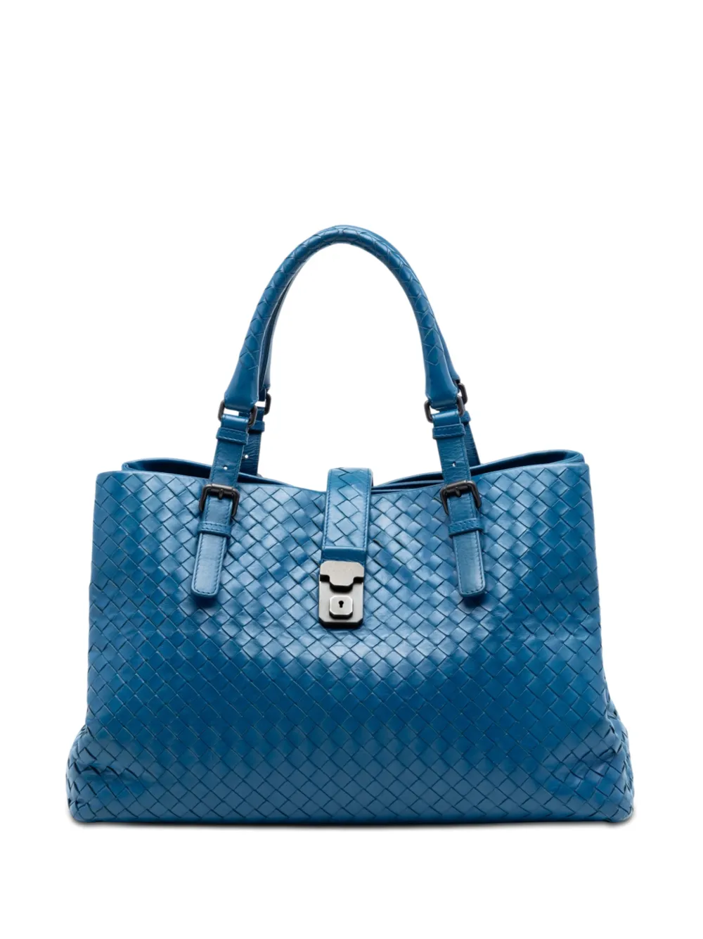 Bottega Veneta Pre-Owned 2012-2026 Medium Nappa Intrecciato Roma tote bag - Blu