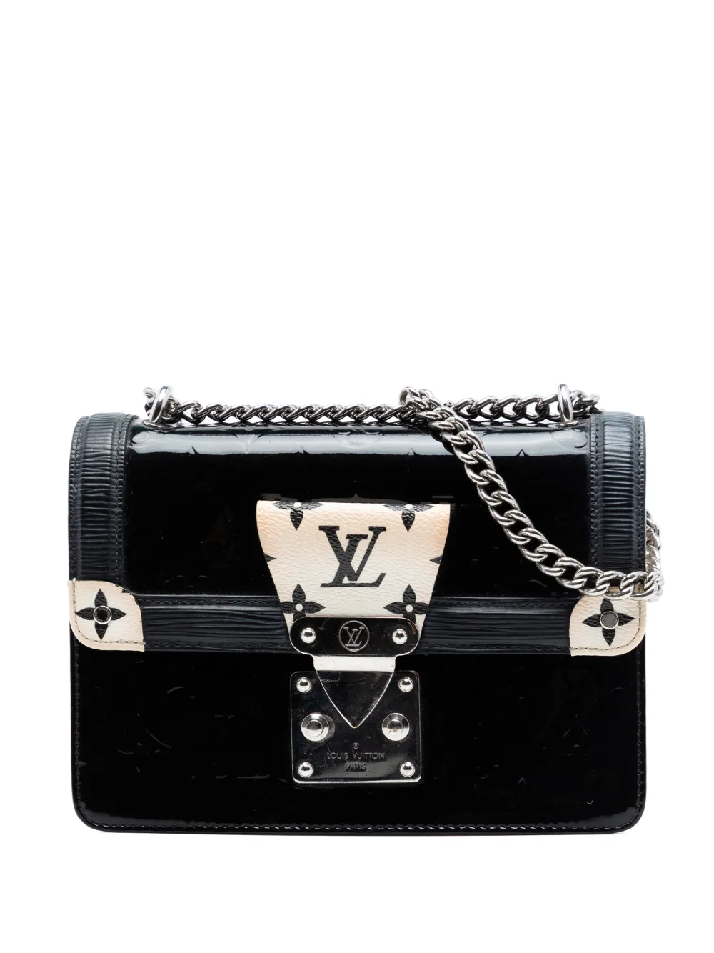 Louis Vuitton Pre-Owned 2019 Monogram Vernis Wynwood shoulder bag - Nero