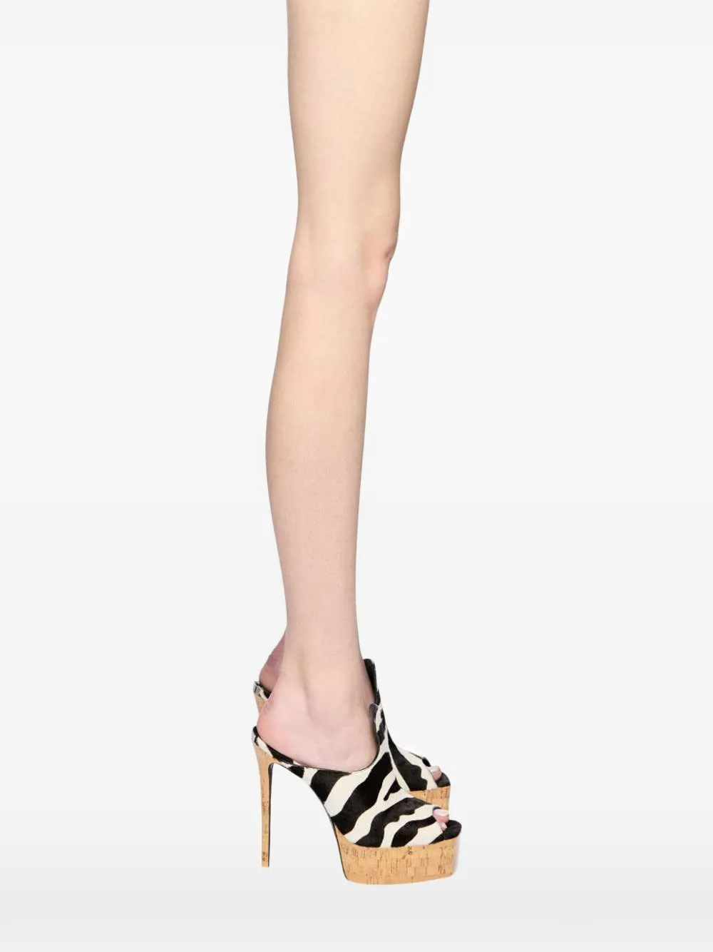The Attico 140mm Irmelin heeled mules Wit