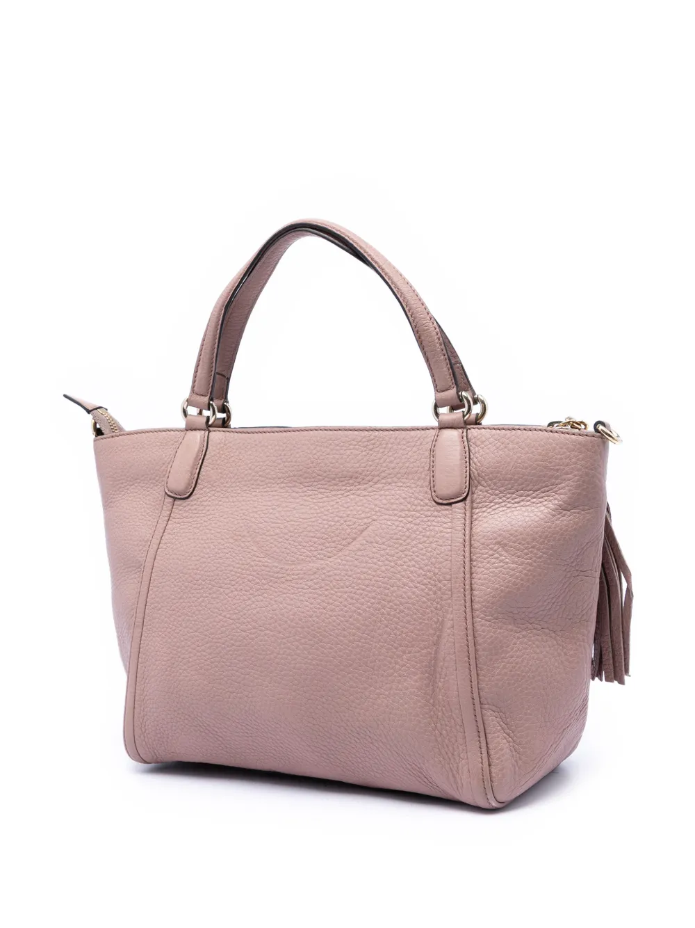 Gucci Pre-owned 2016-2026 Small Calfskin Soho Cellarius Satchel in Pink, view 3