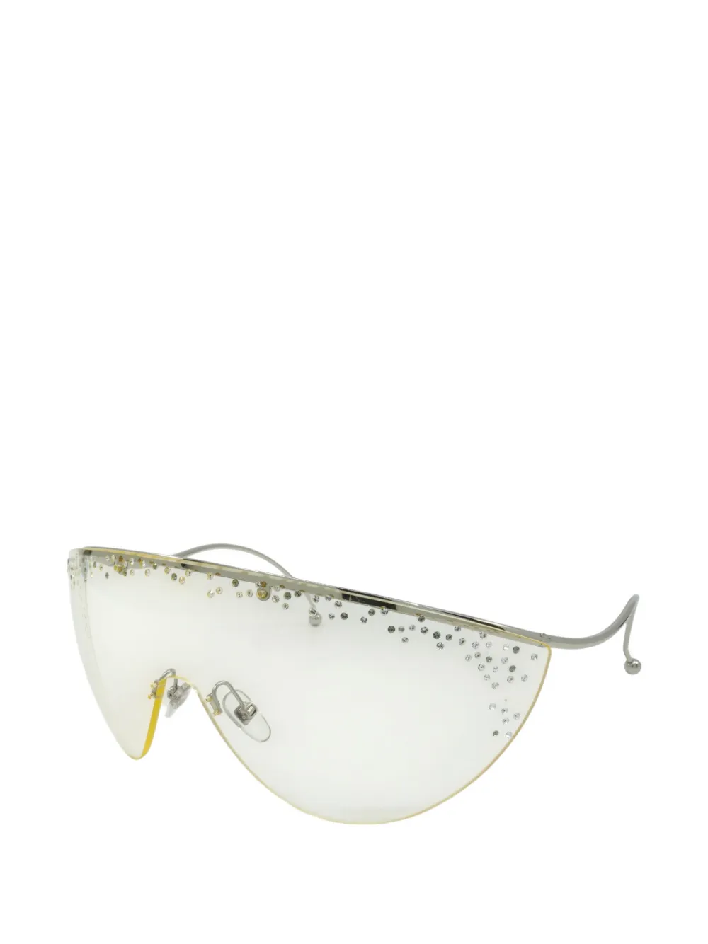 Givenchy Eyewear Runway zonnebril verfraaid met kristallen Zilver