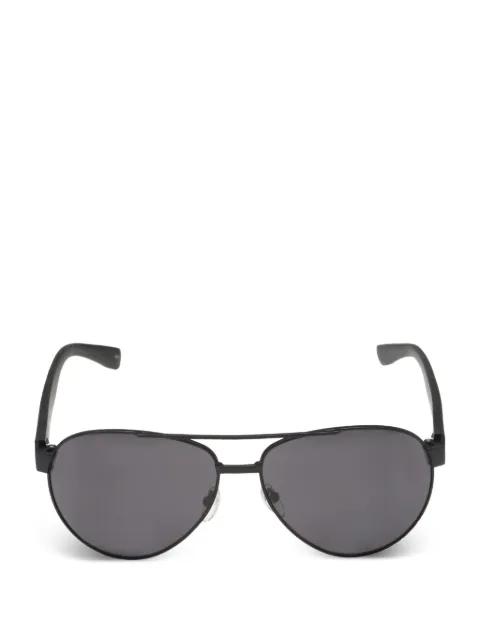 Lacoste double-bridge pilot-frame sunglasses