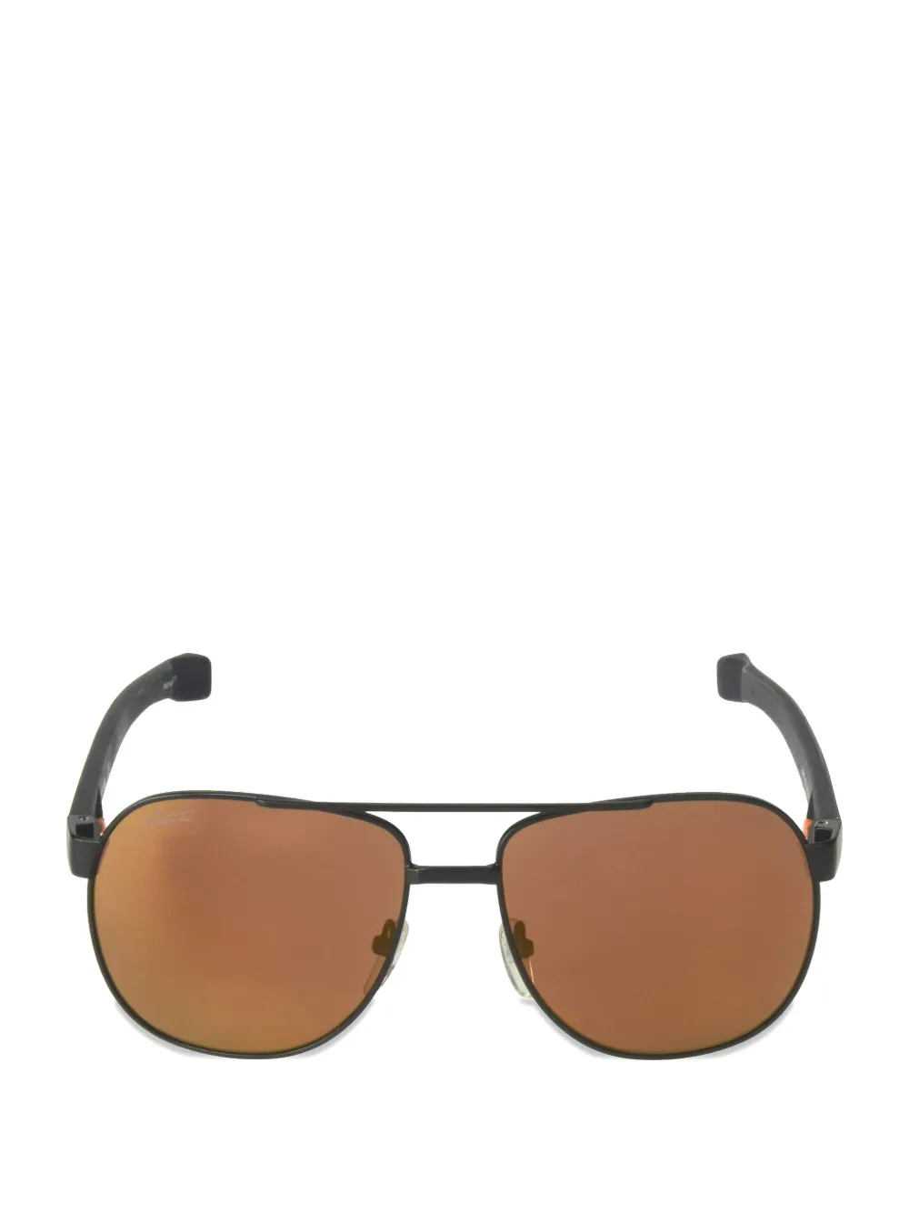 Lacoste double-bridge pilot-frame sunglasses - Schwarz