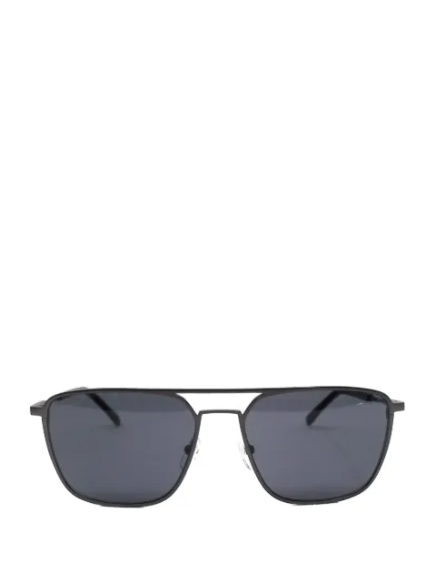 Lacoste double-bridge rectangle-frame sunglasses