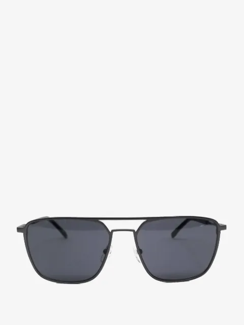 Lacoste double-bridge rectangle-frame sunglasses