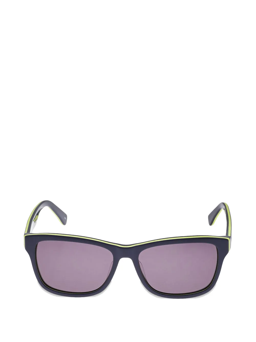 Lacoste rectangle-frame sunglasses - Blau