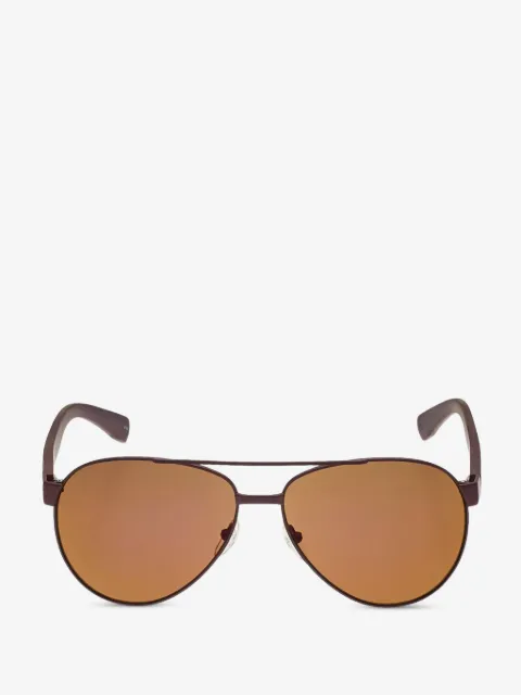 Lacoste logo-plaque pilot-frame sunglasses