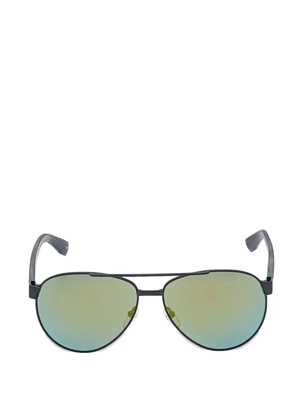 Lacoste double-bridge pilot-frame sunglasses - Schwarz